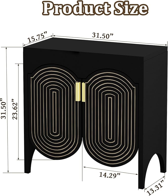 FurSch Fluted Sideboard Cabinet - Image 2