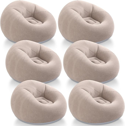 Realspring Inflatable Bean Bag Chairs Outdoor Blow up Camping Chairs Inflatable by Realspring