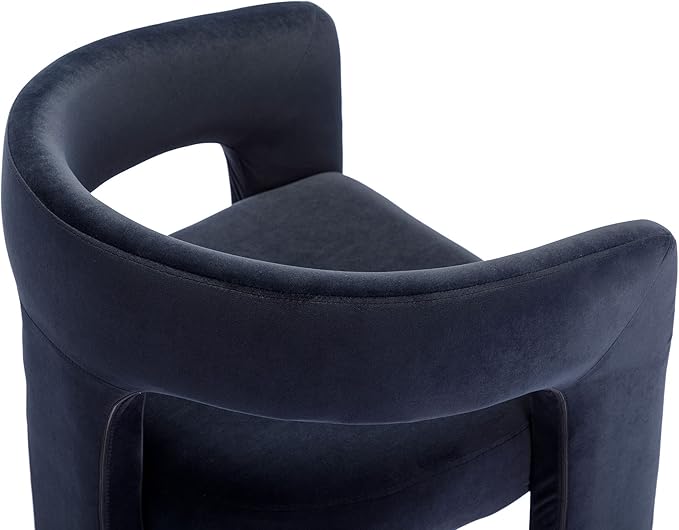 VESCASA Velvet Barrel Dining Chair - Image 6