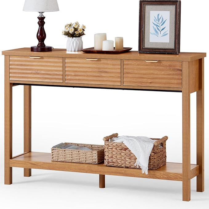 LEYAOYAO Fluted 47.2" Console Table by LEYAOYAO-Findtheshiningpointofyourideallife%EF%BC%81