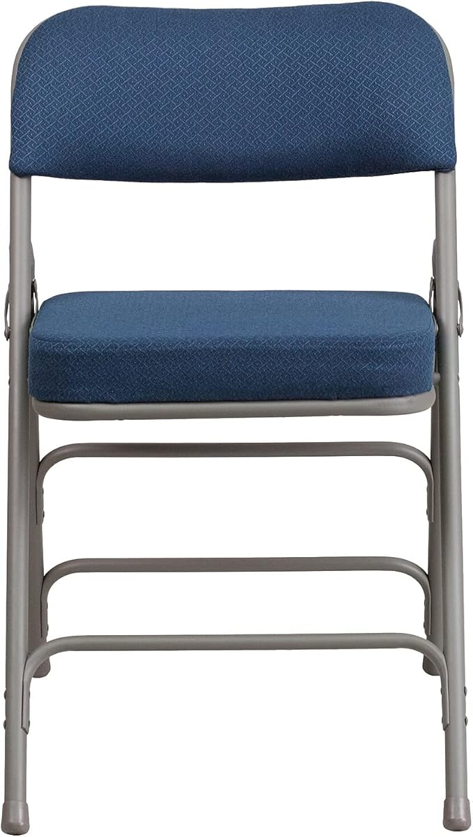 Flash Furniture 2 Pack HERCULES Series Premium Curved Triple Braced & Double - Image 7