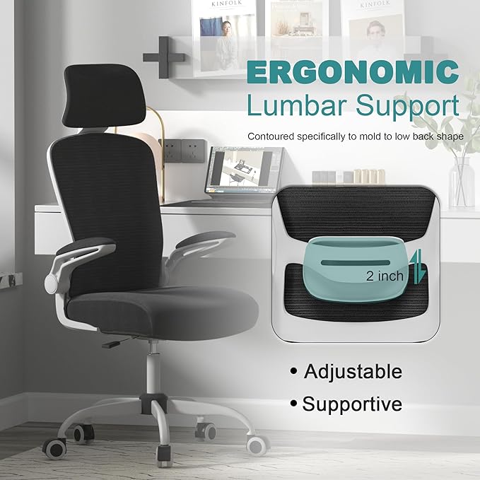 Mimoglad Office Chair, Comfy Desk Chair - Image 3