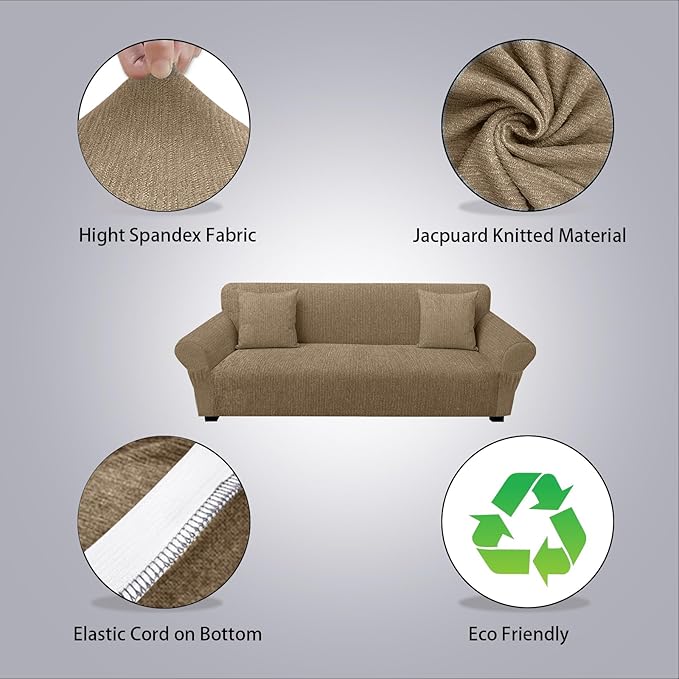 Sofa Slipcover with 2 Pillow Cover - Image 2