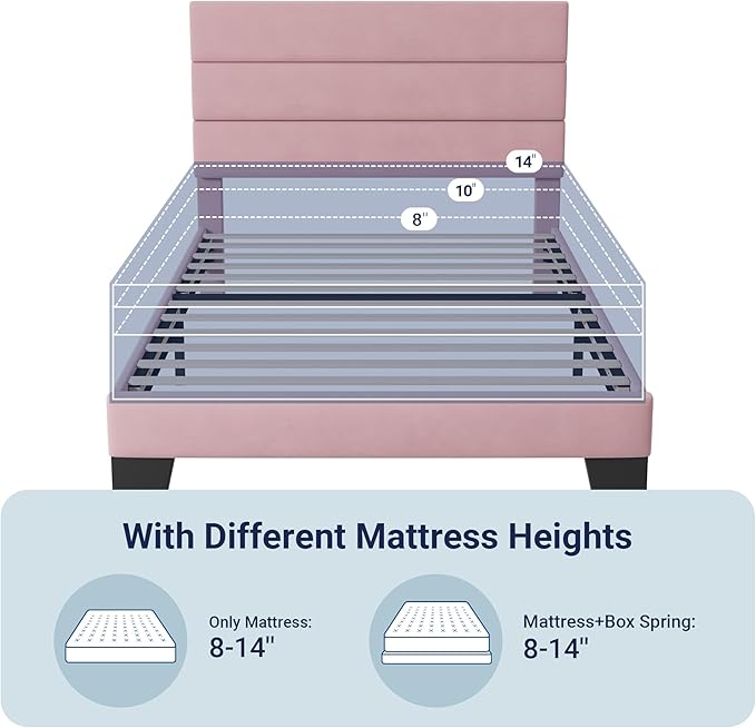Allewie Twin Size Platform Bed Frame - Image 7
