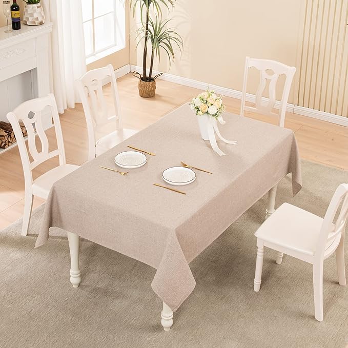BALCONY & FALCON Rectangle Tablecloth 47” x 63“ Washable Wrinkle Resistant and - Image 5