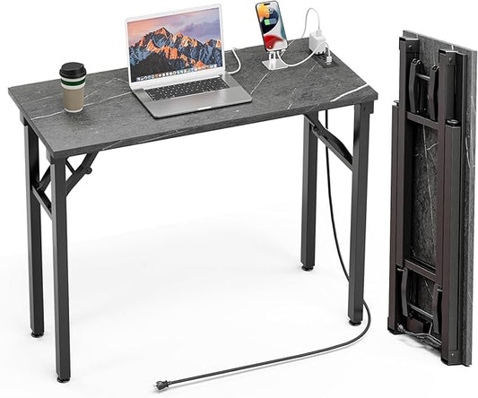 TEMI Small Computer Desk Folding Table by TEMI