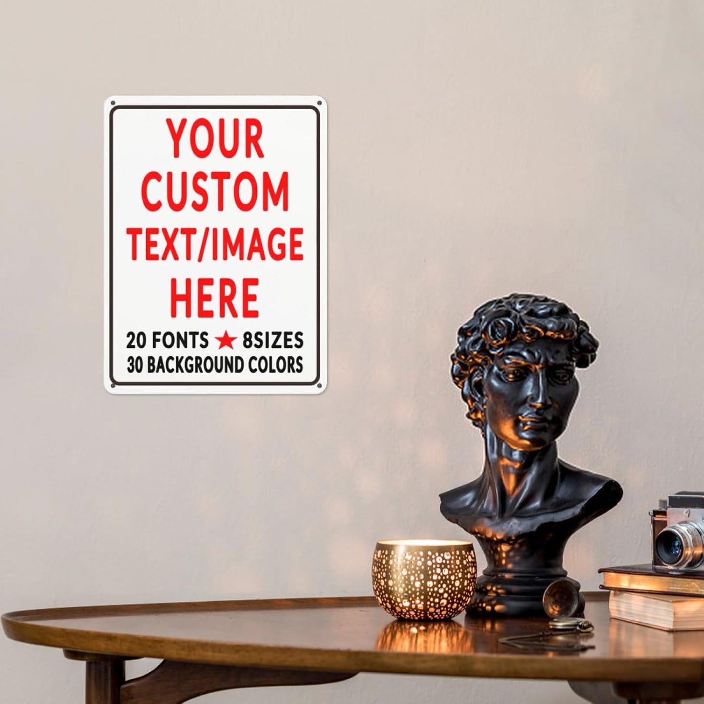 Custom Sign Personalized Custom Metal Sign, Customize For Office, Business, Workplace, Office, Home, Delivery Signs 12x18