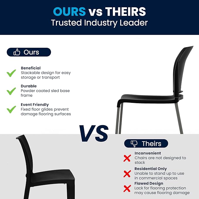 Flash Furniture Hercules Series Contoured Stacking Chairs - Image 7