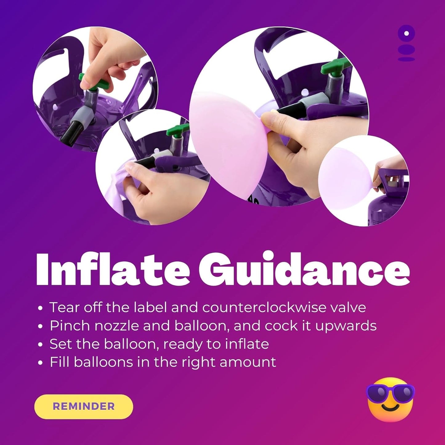 13L Helium Tank for Balloons At Home Helium Balloon tank Up To 50 Latex Balloons (2 Boxes)