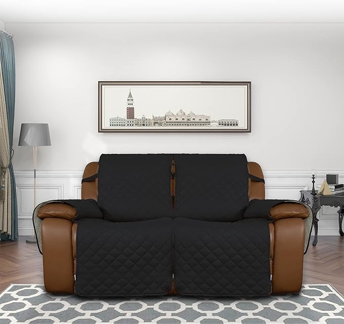 Easy-Going Loveseat Recliner Cover, Reversible Couch Cover - Image 2
