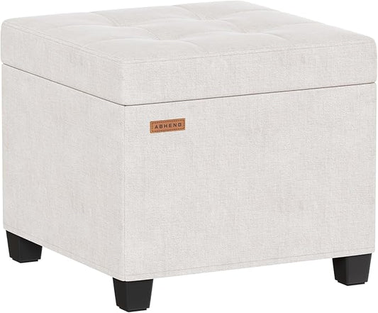 ABHENG Chenille Cover Steel Frame Ottoman by Liveinacomfortablehome