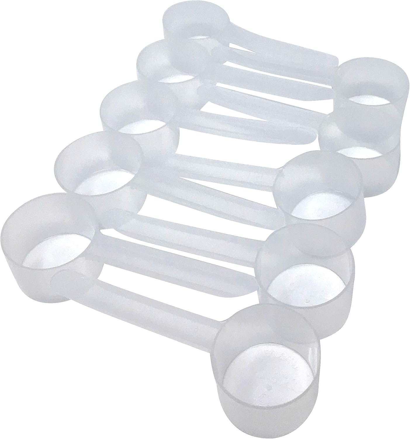 4 Teaspoon (20 mL) Long Handle Scoop for Measuring Coffee, Pet Food, Grains, Protein, Spices and Other Dry Goods (Pack of 10)