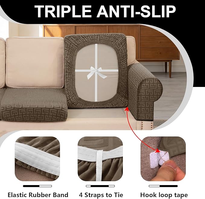 UNBBRRL Stretch Couch Seat Cushion Cover - Image 3