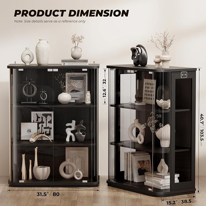 BROTTAR Rounded Display Cabinet - Image 2