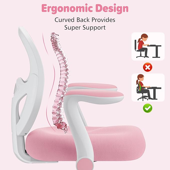 HOFFREE Kids Desk Chair Ergonomic Study Chair - Image 7