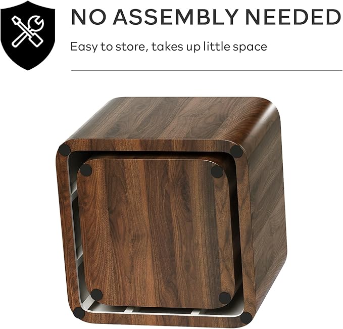 Nesting Coffee Table Set of 2, Modern Coffee Table and End Table Sets, Small - Image 7