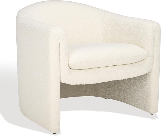 SAFAVIEH Couture Collection Laylette Ivory Boucle Accent Chair by SAFAVIEH
