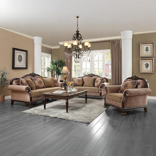 4PS Traditional Collection Living Room Set Formal Luxury Sofa Set Includes Sofa by Unknown