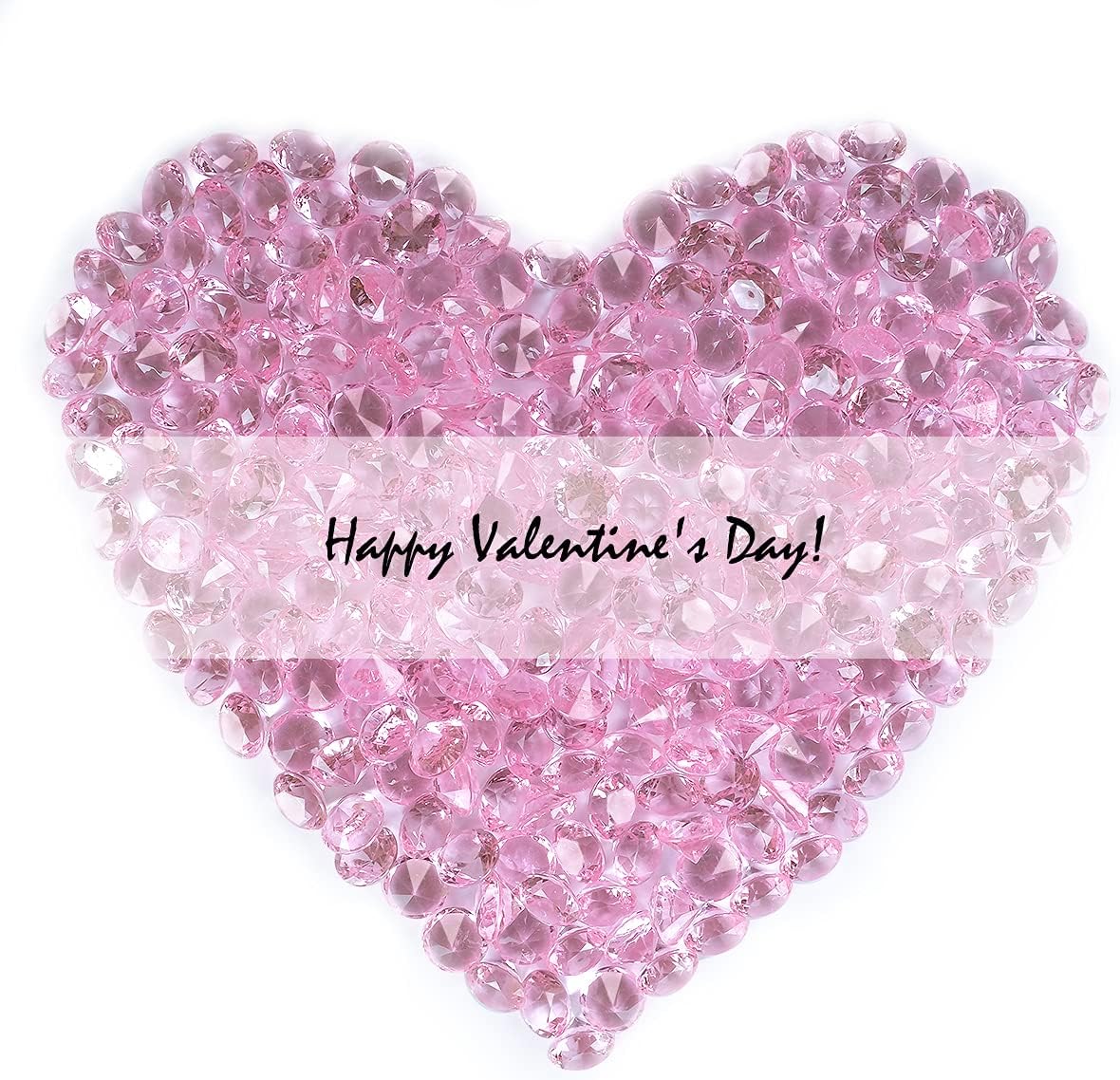 Acrylic Diamond Fake Gems Vase Filler, Babenest 240pcs 3/4 Inch Faux Diamonds Crystals Jewels for Table Scatters Wedding Party Event Arts & Crafts Birthday Decoration Favor (Pink)