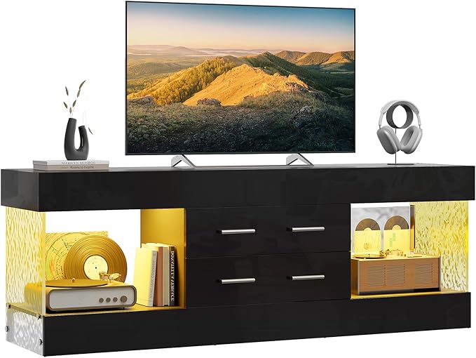 Bestier Modern 60 Inch TV Stand - Image 8