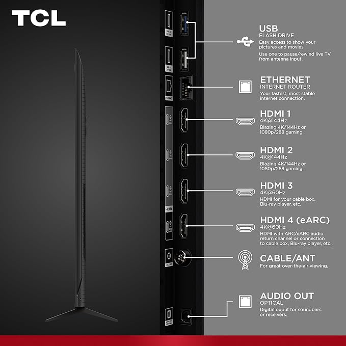 TCL Amazon Exclusive 85 Inch Class T7 Series | 4K QLED HDR Lag-Free Smart - Image 21