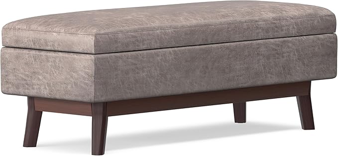 SIMPLIHOME Owen Rectangular Storage Ottoman - Image 7