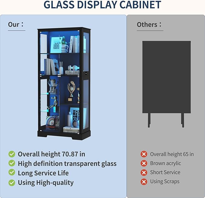 HNEBC 71'' Display Cabinet - Image 7