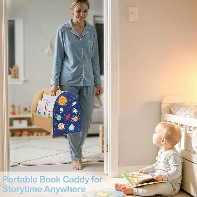 Toddler Bookshelf Double-Sided - Image 6