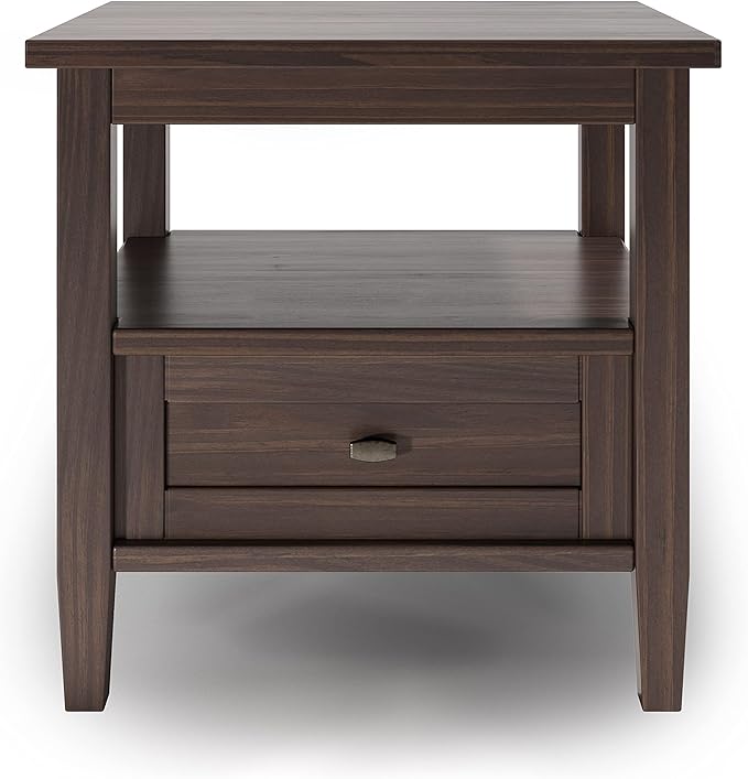 SIMPLIHOME Warm Shaker Solid Wood 20 inch Wide Transitional-Style End Tables in - Image 3
