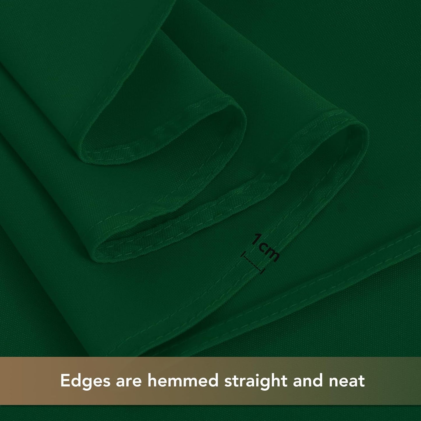 sancua Square Tablecloths 85x85 Inch Hunter Green - Fabric Table Cloth for Square or Round Tables, Washable Polyester Table Cover for Christmas Dinner, Holiday Party, Decorative Display Tables