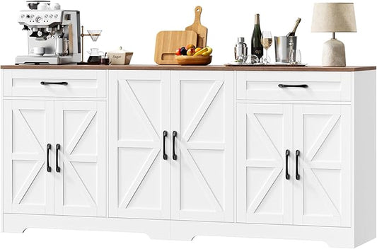 BOTLOG 71” Large Sideboard Buffet Cabinet by BOTLOG