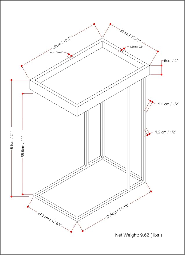 SIMPLIHOME Gallagher C Side Table - Image 3