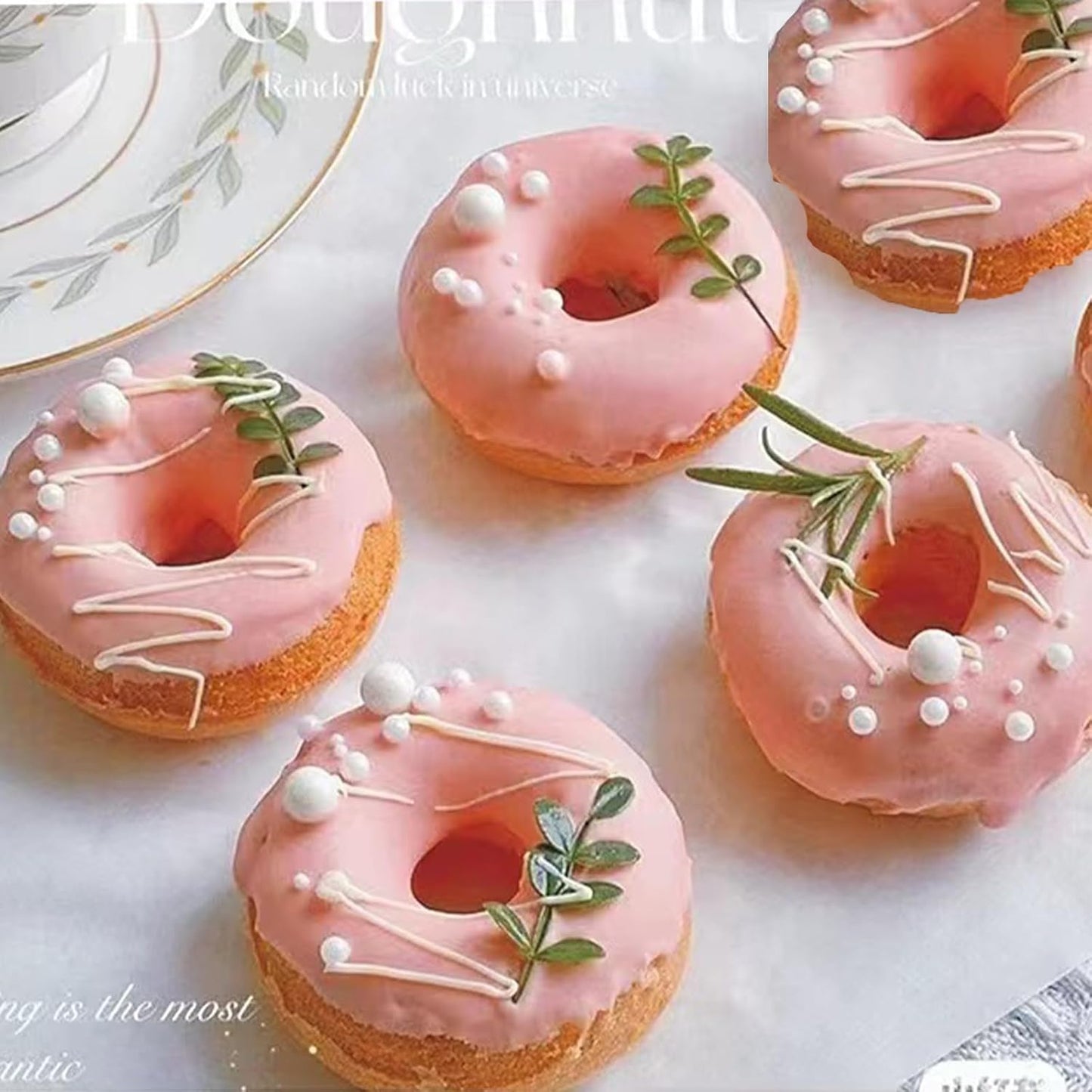 Sentovac 7mm White Pearl Sprinkles Edible Cake Decorating Sugar Candy Cookie Cake Cupcake Topper Ice Cream Baking Decorations Halloween Christmas Valentines Wedding Supplies