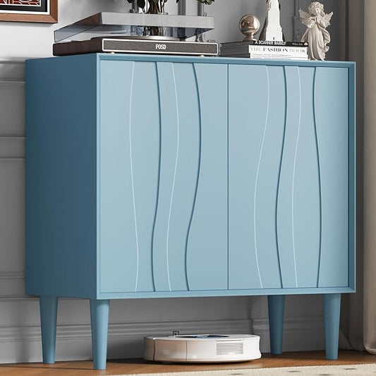 Easyego 31.5″ Mid Century Modern Sideboard Buffet Cabinet, Dining Room by Easyego