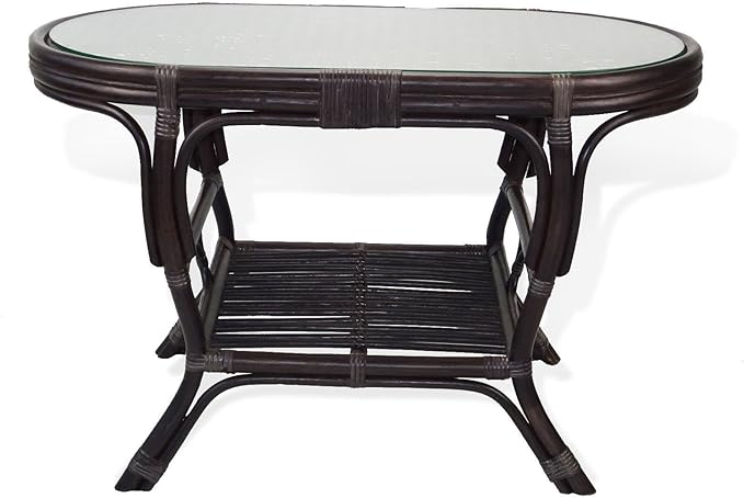 Malibu Lounge Set of 4: 2 Natural Rattan Wicker Chairs, Three-Seater Sofa - Image 8