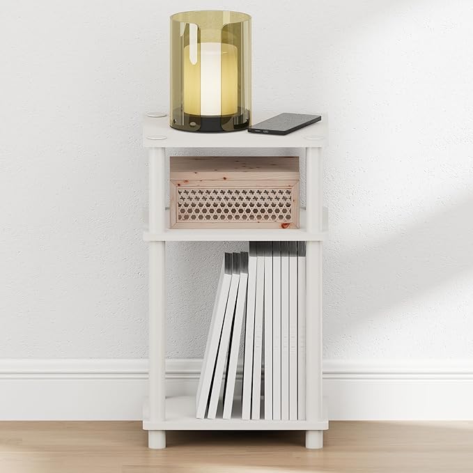 Furinno Just Turn-N-Tube Open Storage Nightstand, 1 Pack - Image 6