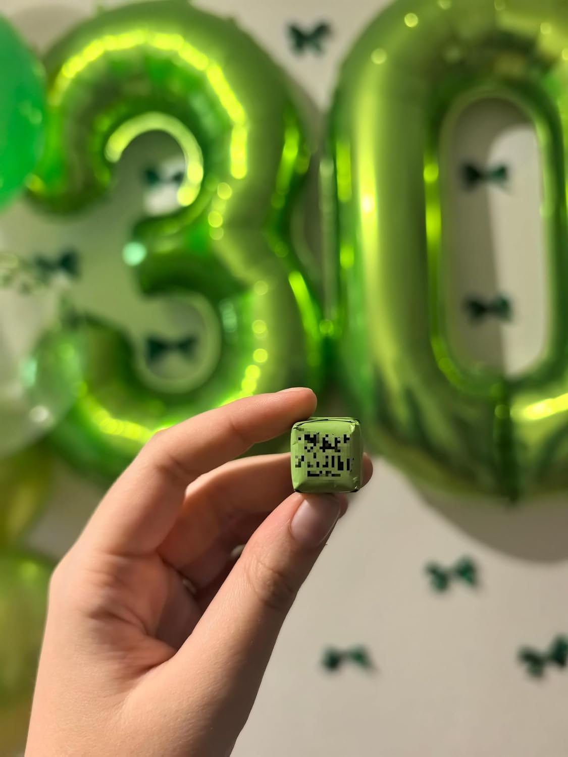 Large 40 Inch Light Green 3 Number Balloon, 3 13 23 30 33 36 38 Light Green Birthday Party Decorations, Numbers Three Foil Balloons for Anniversary Party Graduations Celebration Supplies