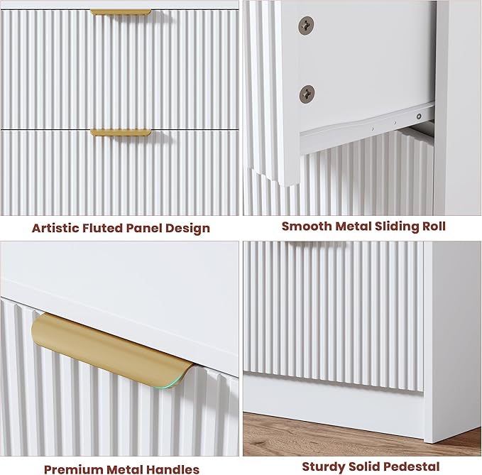 Garvee 5 Drawer Dresser for Bedroom - Image 4