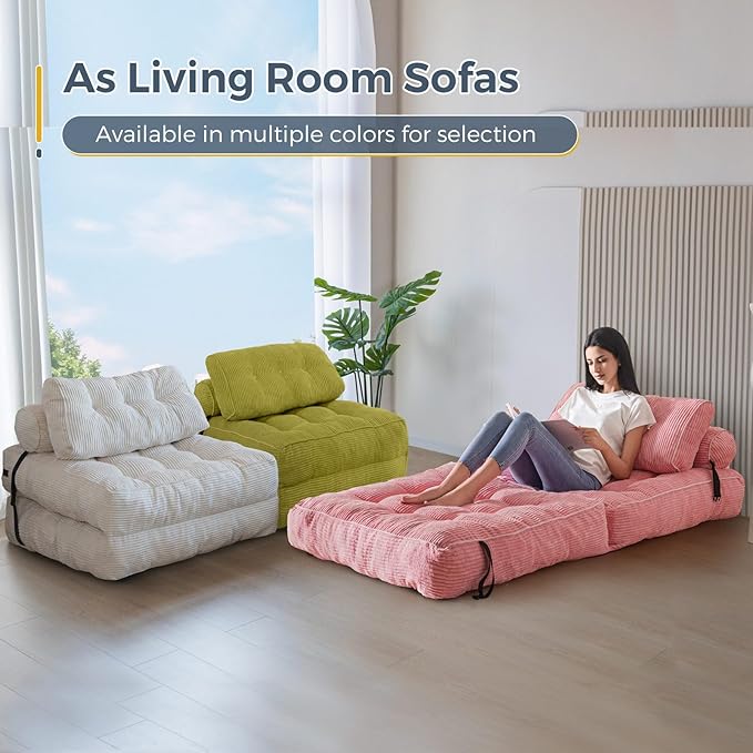 MAXYOYO Folding Sofa Bed, Convertible Sleeper Chair - Image 7