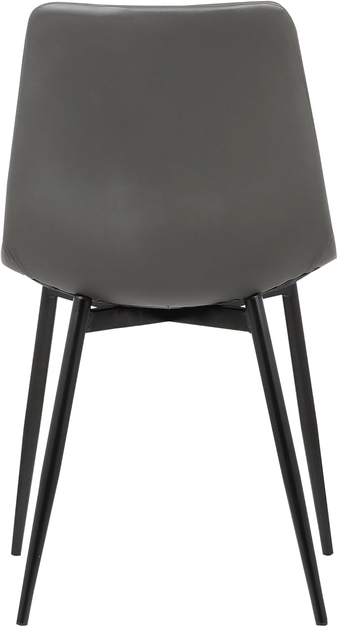 Armen Living Monte Mid Century Modern Dining Accent Chair - Image 8