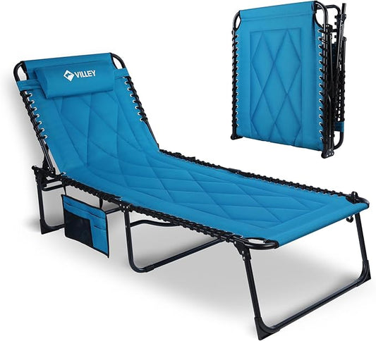 VILLEY Oversized Padded Chaise Lounge by WORKPRO