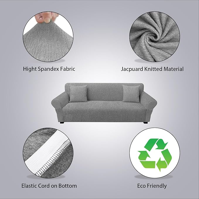 Sofa Slipcover with 2 Pillow Cover - Image 2