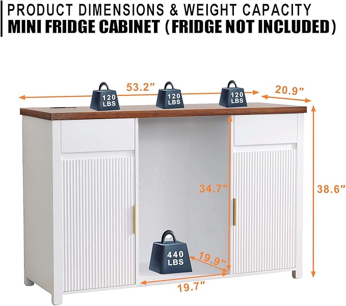GDLF Large Coffee Bar Cabinet - Image 2
