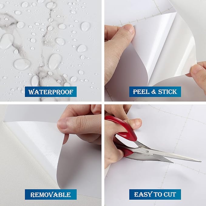 FunStick Matte Marble Contact Paper - Image 3