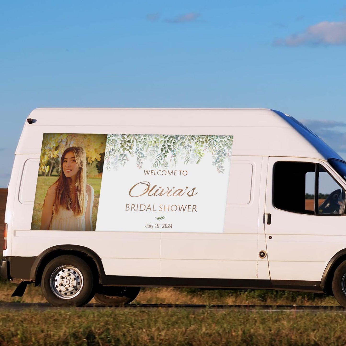 Personalized Bridal Shower Banner, Bridal Shower Banner, Bridal Shower Welcome Banner, Bridal Shower Banner, Bridal Shower Decorations, Greency Bridal Shower Banner, Custom Bridal Shower Banner #7