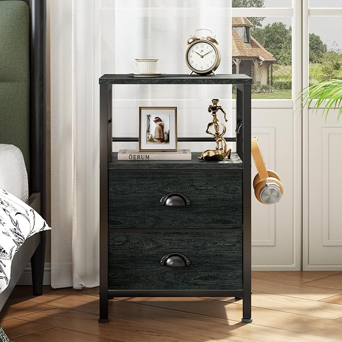 Furologee Nightstands Set 2, Night Stand - Image 5