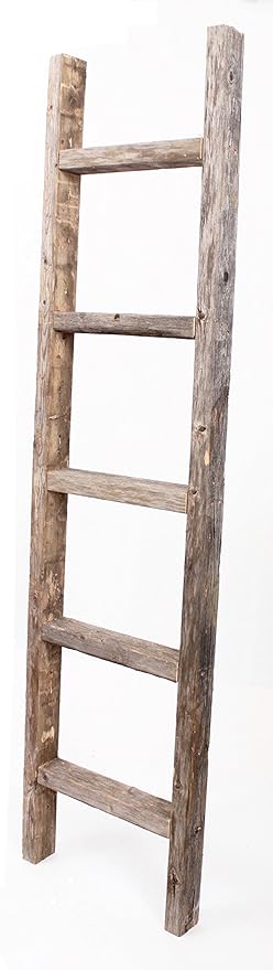 BARNWOODUSA Rustic Decorative Ladder by BarnwoodUSA