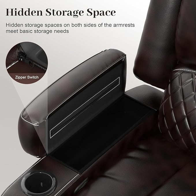 Yolsali 3 Seater Recliner Sofa Set - Image 8