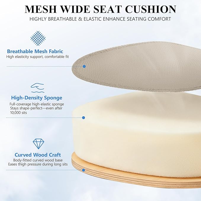 FelixKing Office Chair, Ergonomic Desk Chair Breathable Mesh Chairs Adjustable - Image 8