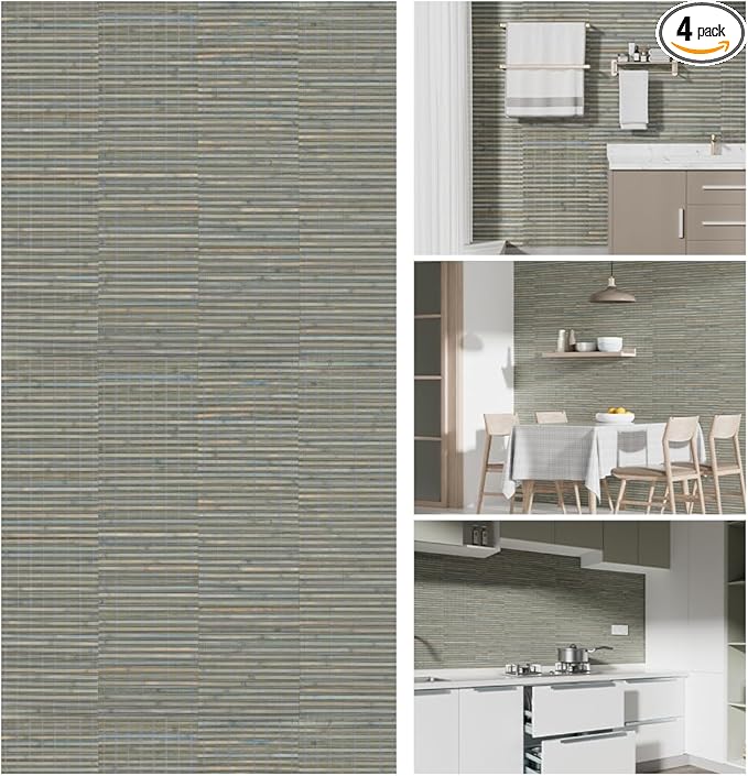 SINGULARWOOD Bamboo Wall Panel for Home Decor, Wall Cladding and Covering by SINGULARWOOD